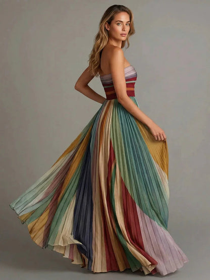 Robe Longue Bustier Dos Nu